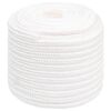 vidaXL Cuerda multiusos 18 mm 50 m Blanco PP 1995 kg Carga m&aacute;x.
