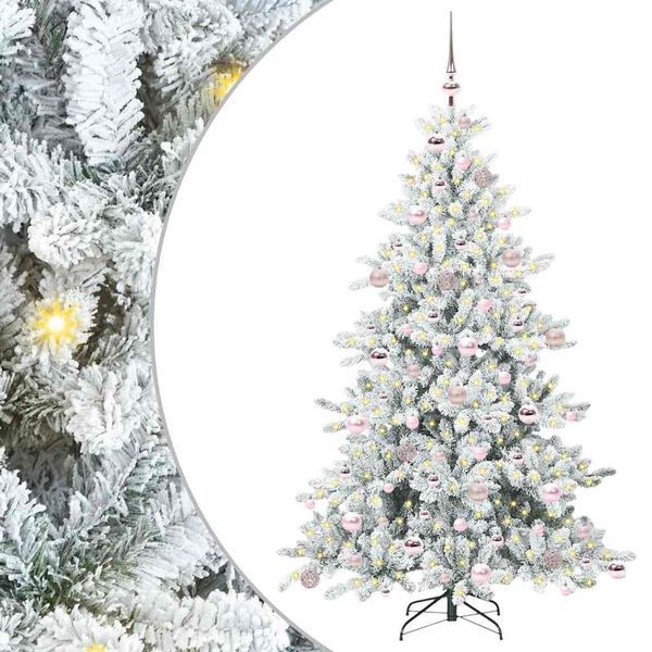 vidaXL &Aacute;rbol de Navidad artificial con ramas articuladas 180 cm