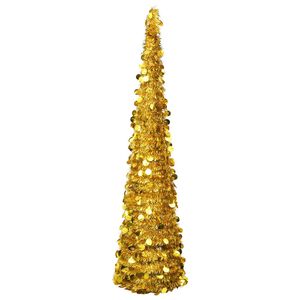 vidaXL &Aacute;rboles de Navidad artificiales PET Gold