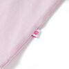 Camiseta infantil rosa claro 104