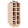 vidaXL Botellero madera maciza de pino 23x34x61 cm