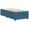 vidaXL Estructura de cama de terciopelo azul 90x200 cm