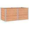 vidaXL Arriate elevado Marr&oacute;n 200 x 100 x 91 cm WPC y Aluminio