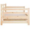 vidaXL Sof&aacute; cama extra&iacute;ble madera maciza de pino 2x(80x200) cm