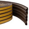 vidaXL Sello de ventana autoadhesivo Marr&oacute;n 9 x 6 mm 50 m Espuma EPDM