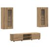 vidaXL Conjunto de mueble de TV FLORIN 3 uds. Roble artisan