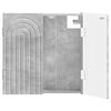 vidaXL Armario para dianas ALKMAAR Gris Hormig&oacute;n 52,5 x 10,5 x 53,5 cm