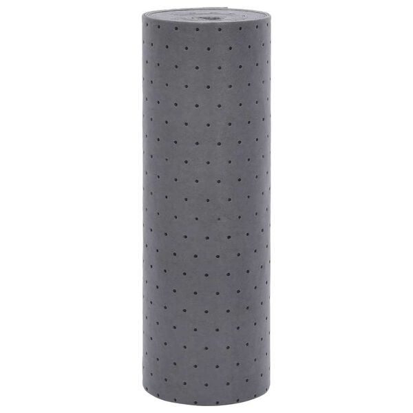 vidaXL Almohadilla absorbente de aceite gris 40x1000 cm