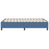 vidaXL Cama de plataforma Azul 120 x 200 cm tela
