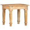 vidaXL Mesa auxiliar de madera maciza de mango 43x43x40 cm
