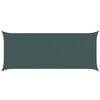 vidaXL Toldo Vela de Sombra Verde oscuro 6 x 2,5 m