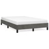 vidaXL Estructura de cama sin colch&oacute;n terciopelo gris oscuro 120x190cm