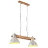 vidaXL L&aacute;mpara colgante industrial 25 W plateada 109 cm E27