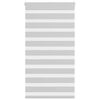 vidaXL Estor cebra gris claro 90x100cm tejido ancho 85,9 cm poli&eacute;ster