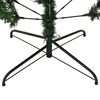 vidaXL &Aacute;rbol de Navidad artificial con bisagras y soporte 180 cm