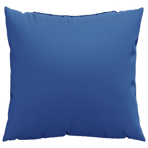 vidaXL Cojines decorativos 4 uds tela azul royal 60x60 cm