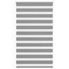 vidaXL Estor cebra 80,9x175 cm Tejido Ancho 76,7 cm Gris
