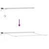 vidaXL Toldo Retr&aacute;ctil Manual Gris Claro 400 x 300 cm Tela y acero