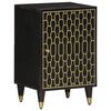 vidaXL Mueble de ba&ntilde;o madera maciza de mango 38x33x58 cm