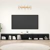 vidaXL Conjunto de mueble de TV 3 pcs Roble Negro 37 x 35 x 107,5 cm