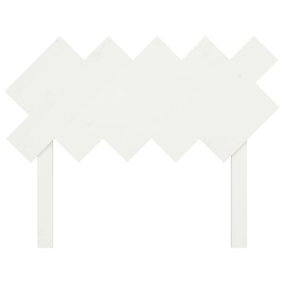 vidaXL Cabecero de cama madera maciza de pino blanco 104x3x80,5 cm