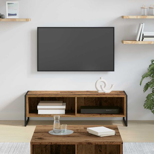 vidaXL Gabinete de TV Madera Vieja 100 x 36.5 x 30.5 cm