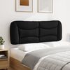 vidaXL Cabecero de cama acolchado Hvar tela negro 140 cm