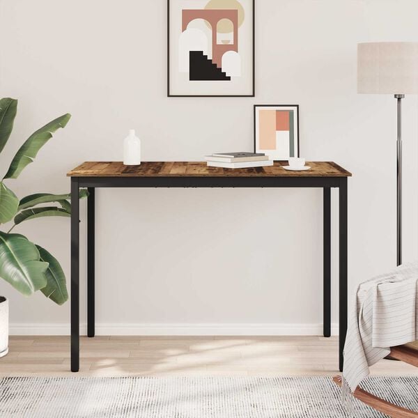 vidaXL Mesa de barra de pie Madera de ingenier&iacute;a