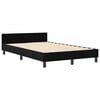 vidaXL Cama tipo Box Spring con cabecera Negro 120 x 200 cm Terciopelo