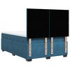 vidaXL Cama box spring con colch&oacute;n terciopelo azul 140x190 cm