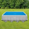 Intex Cubierta de piscina solar de polietileno azul 378x186 cm