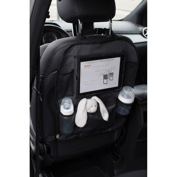 Baninni Organizador de tablet para asiento trasero Astuto negro