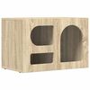 vidaXL Mueble de TV ELST 60 x 35 x 40 cm Roble Sonoma