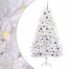 vidaXL &Aacute;rbol de Navidad artificial 106 x 106 x 210 cm PVC y Metal