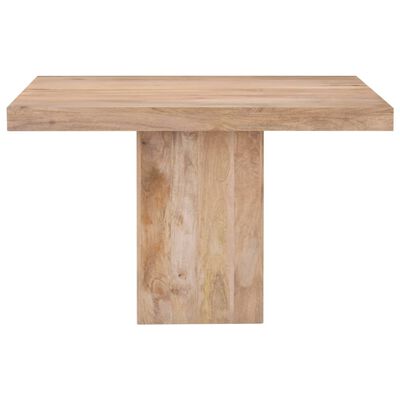 vidaXL Mesa de comedor de madera maciza de mango 120x120x77 cm