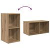 vidaXL Conjunto de mueble de TV 3 pcs Roble artesanal