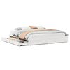vidaXL Cama sin colch&oacute;n madera maciza de pino blanca 180x200 cm