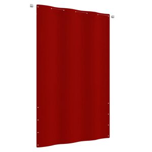 vidaXL Toldo para balc&oacute;n de tela oxford rojo 140x240 cm