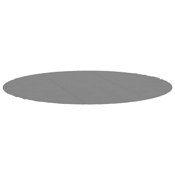 vidaXL Tapiz de suelo piscina geotextil de poli&eacute;ster gris claro &Oslash;396cm