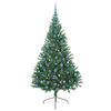vidaXL &Aacute;rbol de Navidad Artificial Preiluminado Verde 210 cm PVC