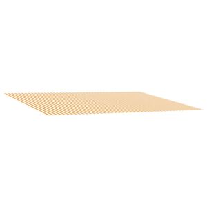 vidaXL Tela de Repuesto para Toldos Amarillo y blanco 400 x 300 cm