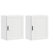 vidaXL Armarios pared para cocina 2 uds Porto madera ingenier&iacute;a blanca