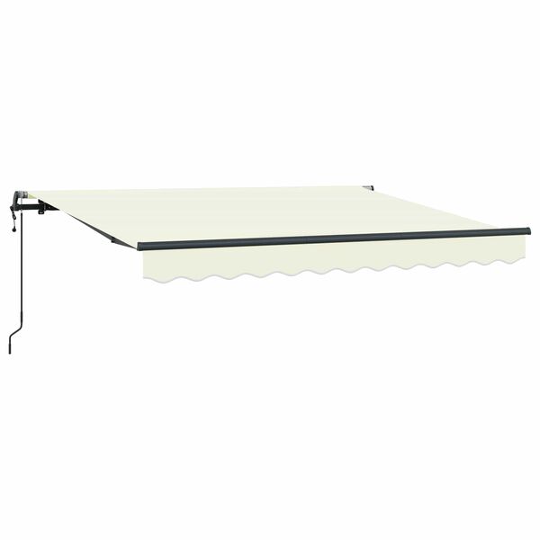 vidaXL Toldo Retr&aacute;ctil Crema 300 x 200 cm tela