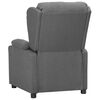 vidaXL Sillón reclinable de tela gris claro