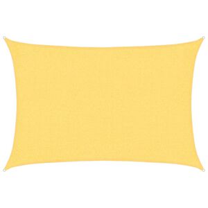 vidaXL Toldo de vela beige HDPE 160 g/m&sup2; 2x2,5 m