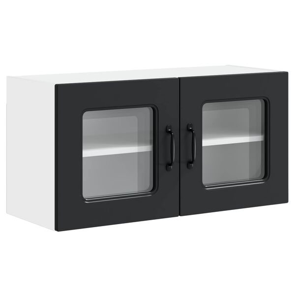 vidaXL Mueble de Cocina Kalmar Negro 80 x 31 x 40 cm