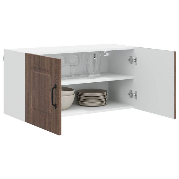 vidaXL Mueble de Cocina Kalmar Roble Marr&oacute;n 80 x 31 x 40 cm