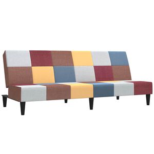 vidaXL Sof&aacute; cama de 2 plazas tela