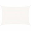 vidaXL Toldo de vela blanco HDPE 160 g/m&sup2; 5x7 m