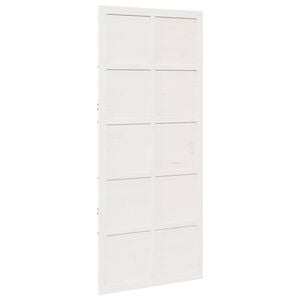 vidaXL Puerta Corrediza 80 x 2,5 x 208 cm Madera de Pino Maciza